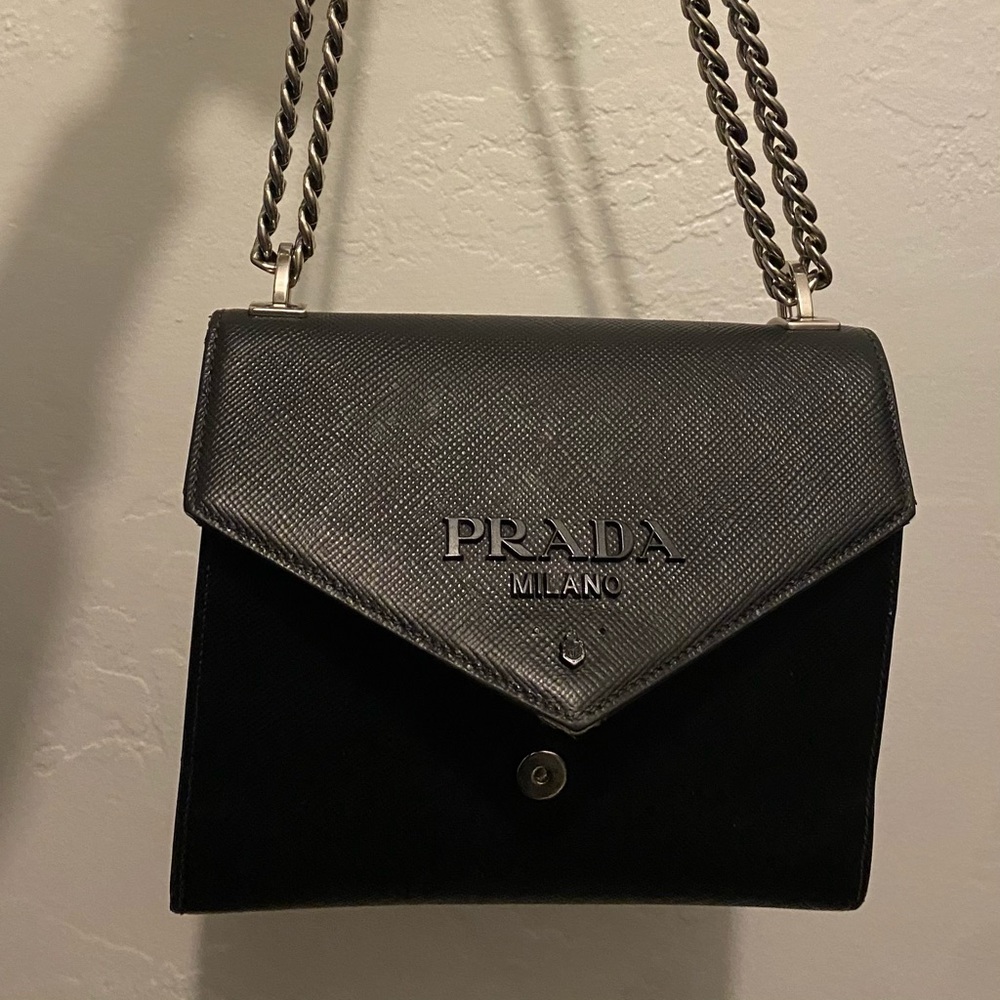 Prada saffiano black leather - Picture 4 of 7